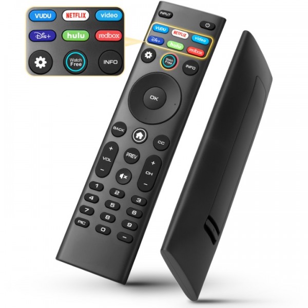 Angrox for VIZIO-Smart-TV-Remote-Replacement,Universal control XRT140 for VIZIO All LED LCD HD 4K UHD HDR Smart TVs