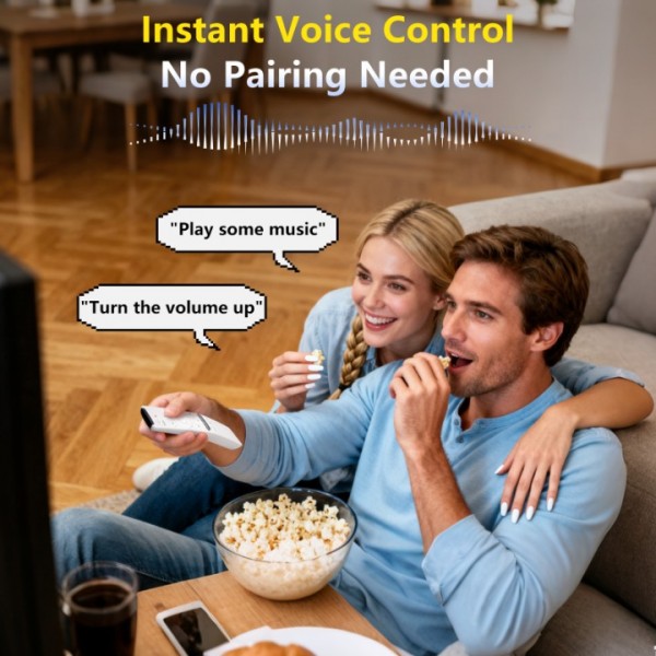 Angrox Voice Remote for Samsung-Smart-TV-Remote-Control-Replacement, Universal for Samsung Frame Crystal QLED OLED UHD 4K 8K Voice Smart TV