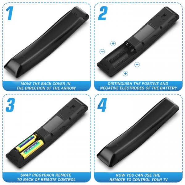 Angrox BN59-01259E Replaced Remote for Samsung-Smart-TV-Remote All Samsung LCD LED HDTV 3D Smart TV Models