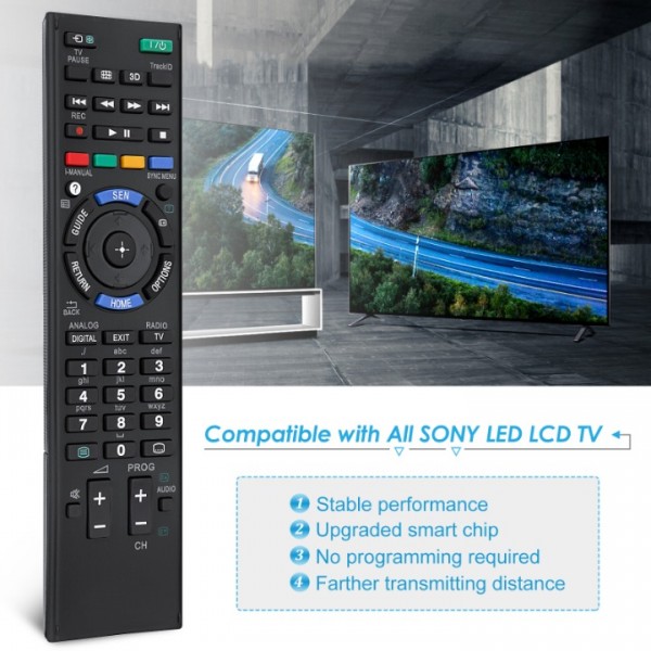for Sony TV Remote Control Bravia,Universal for All Sony TV Original,Replacement for RM-ED047 RM-YD103 RM-ED050 RM-ED060 RM-ED061
